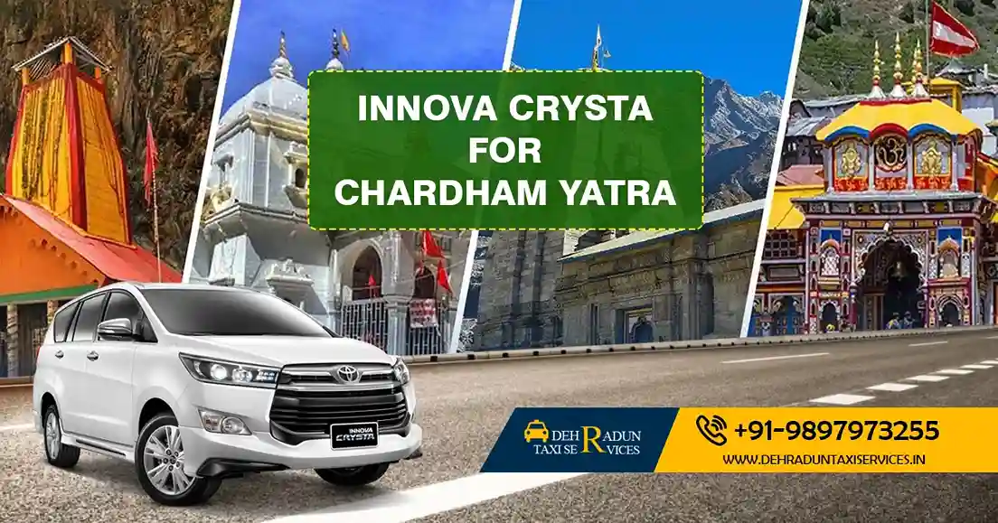 Innova Crysta for Chardham Yatra Service