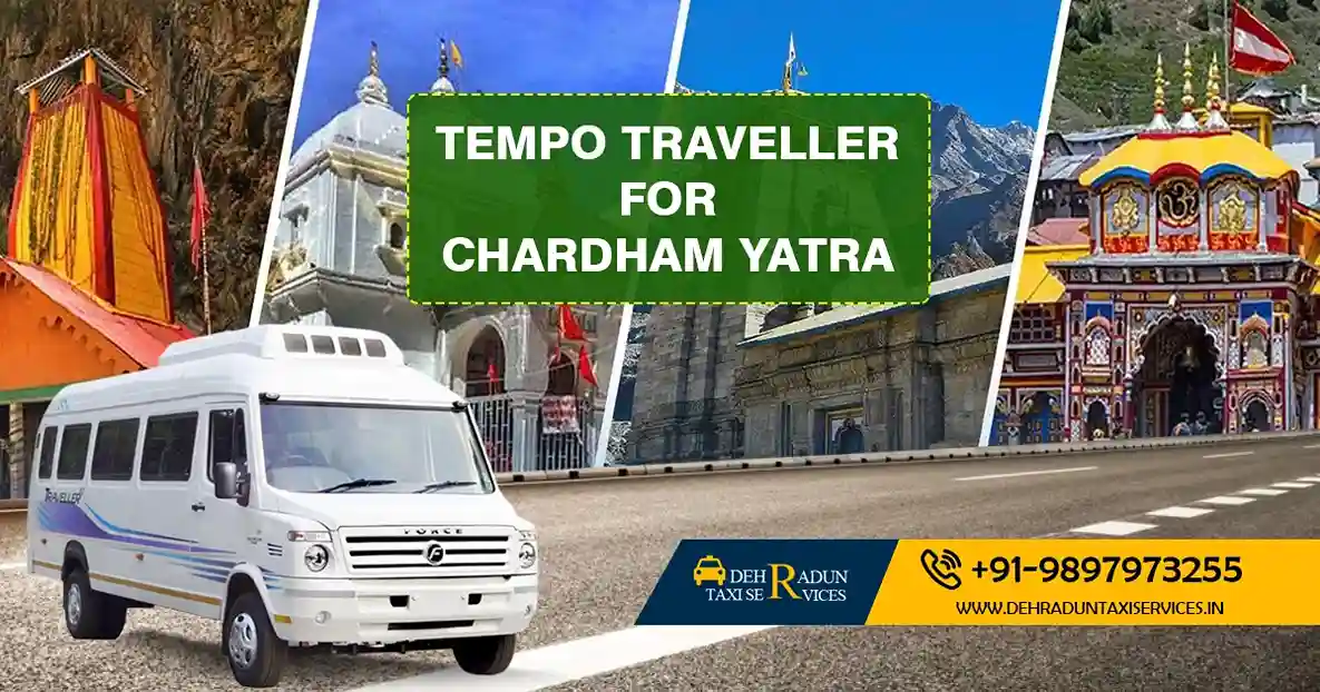 Tempo Traveller for Chardham Yatra Service - comfortable and reliable travel